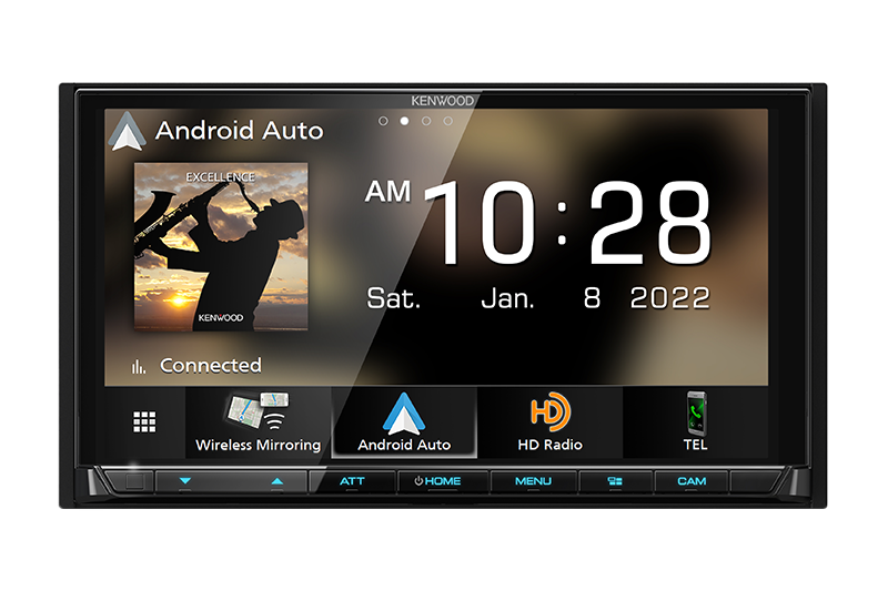 DMX958XR Monitor with Receiver 6.8" Digital Multimedia Receiver installed by AudioZoneTX in Irving TX – car audio upgrade.