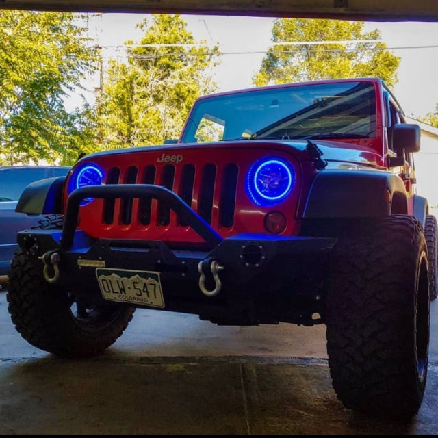 1997-2017 JEEP WRANGLER HALO KIT installed by AudioZoneTX in Irving TX – car audio upgrade.