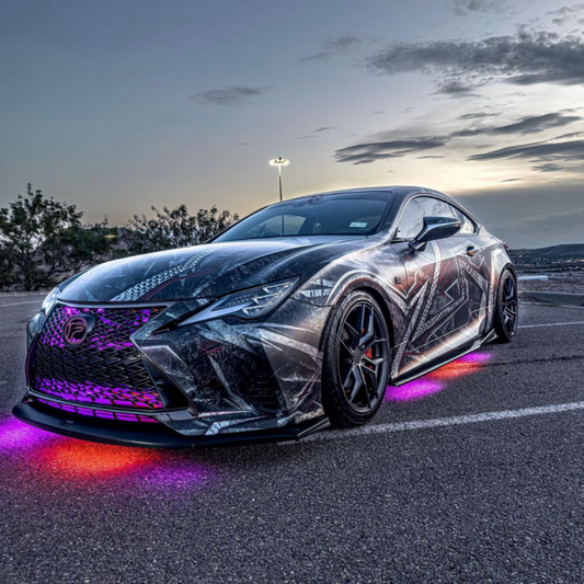 FLEXIBLE UNDERBODY LIGHTING KIT installed by AudioZoneTX in Irving TX – car audio upgrade.