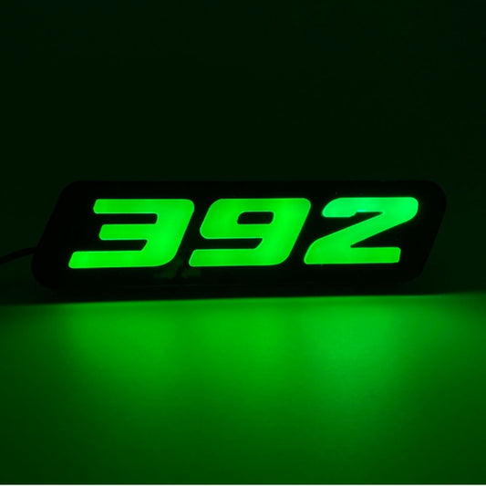 392 ILLUMINATED BADGE installed by AudioZoneTX in Irving TX – car audio upgrade.