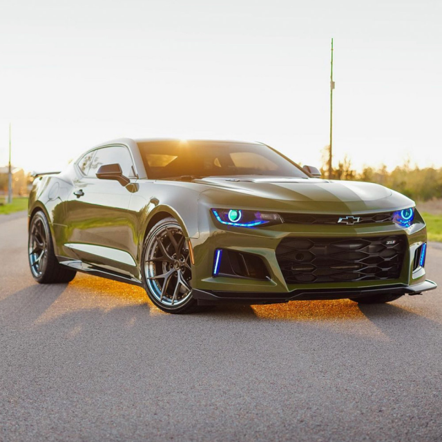 2016-2018 CHEVROLET CAMARO FOG LIGHT DRL installed by AudioZoneTX in Irving TX – car audio upgrade.