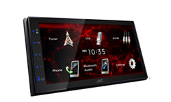 KW-M180BT installed by AudioZoneTX in Irving TX – car audio upgrade.