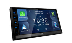 KW-M780BT installed by AudioZoneTX in Irving TX – car audio upgrade.