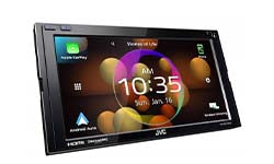 KW-M875BW installed by AudioZoneTX in Irving TX – car audio upgrade.