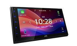 KW-M595BT installed by AudioZoneTX in Irving TX – car audio upgrade.