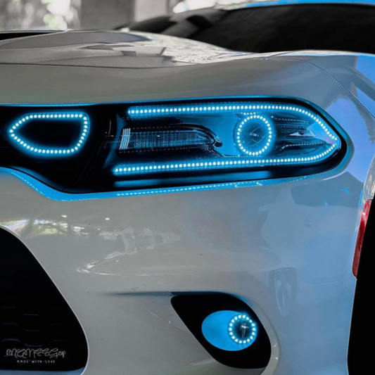 2019+ DODGE CHARGER SNORKEL WATERPROOF HALO installed by AudioZoneTX in Irving TX – car audio upgrade.