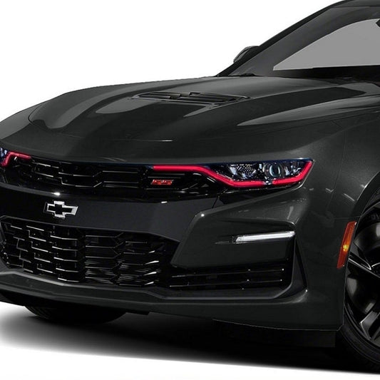 2019+ CHEVROLET CAMARO SS RGBWA DRL BOARDS installed by AudioZoneTX in Irving TX – car audio upgrade.