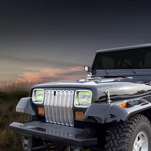 1985-1996 JEEP WRANGLER FLOW SERIES HALO KIT installed by AudioZoneTX in Irving TX – car audio upgrade.