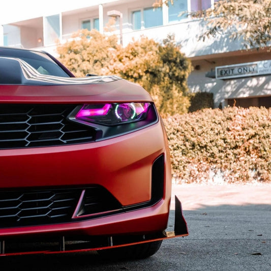 2019+ CHEVROLET CAMARO 1LE RGBWA DRL BOARDS installed by AudioZoneTX in Irving TX – car audio upgrade.