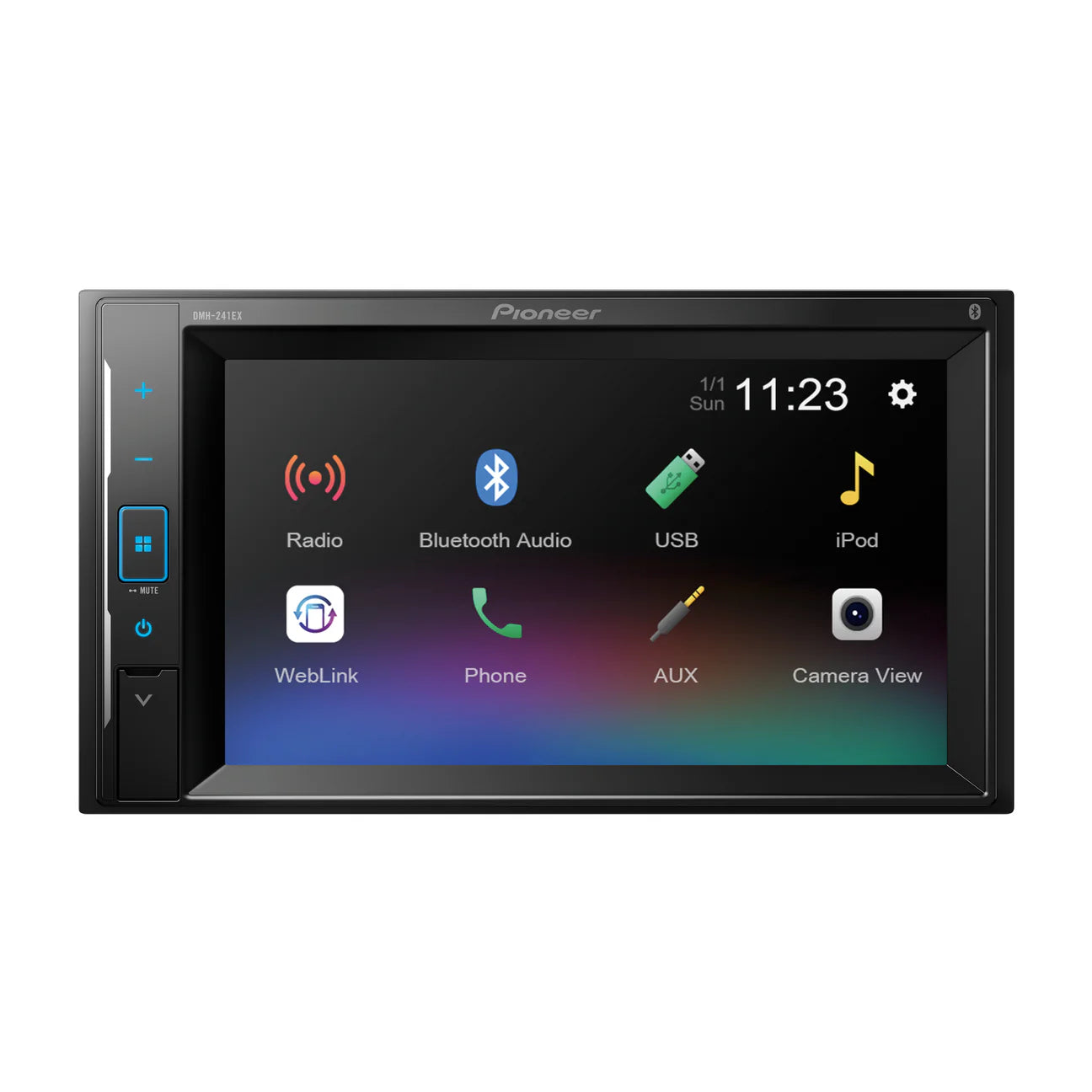 DMH-241EX installed by AudioZoneTX in Irving TX – car audio upgrade.