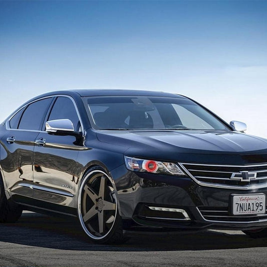 2015-2019 CHEVROLET IMPALA RGBW DRL installed by AudioZoneTX in Irving TX – car audio upgrade.
