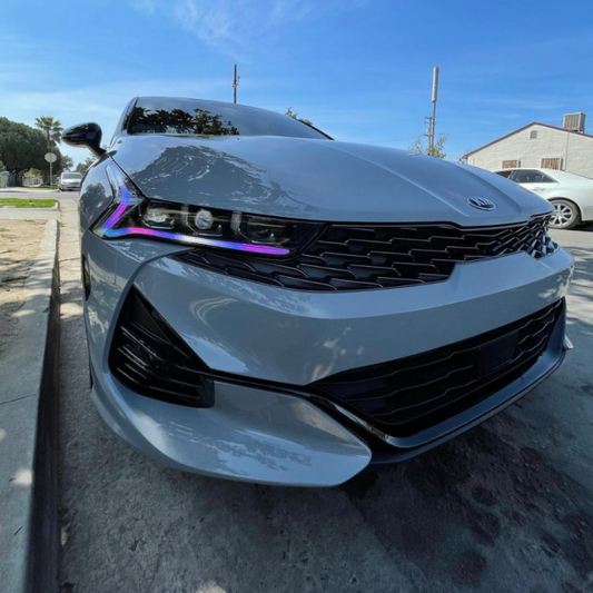 2021+ KIA K5 FLOW SERIES DRL installed by AudioZoneTX in Irving TX – car audio upgrade.