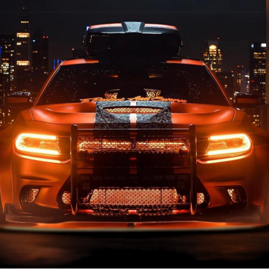 2015-2023 DODGE CHARGER RGBW DRL BOARDS BUNDLE installed by AudioZoneTX in Irving TX – car audio upgrade.