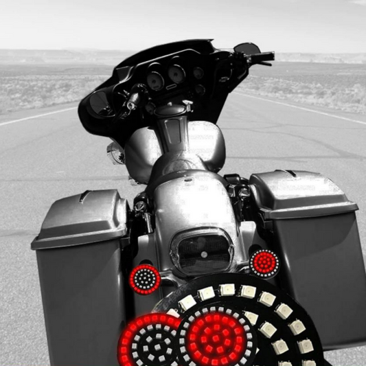 HARLEY-DAVIDSON REAR BRAKE LIGHT / TURN SIGNAL REPLICA REPLACEMENT BOARDS installed by AudioZoneTX in Irving TX – car audio upgrade.